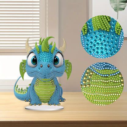 Elf Pterodactyl Diamond Painting Tabletop Ornament Kit for Office Desktop Decor