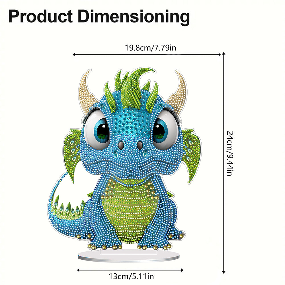 Elf Pterodactyl Diamond Painting Tabletop Ornament Kit for Office Desktop Decor