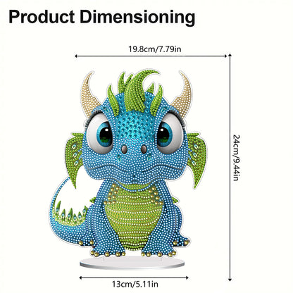 Elf Pterodactyl Diamond Painting Tabletop Ornament Kit for Office Desktop Decor