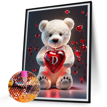 26 Letters Care Bear-D - Full Square Drill Diamond Painting 30*40CM