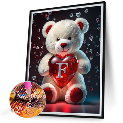 26 Letters Care Bear-F - Full Square Drill Diamond Painting 30*40CM