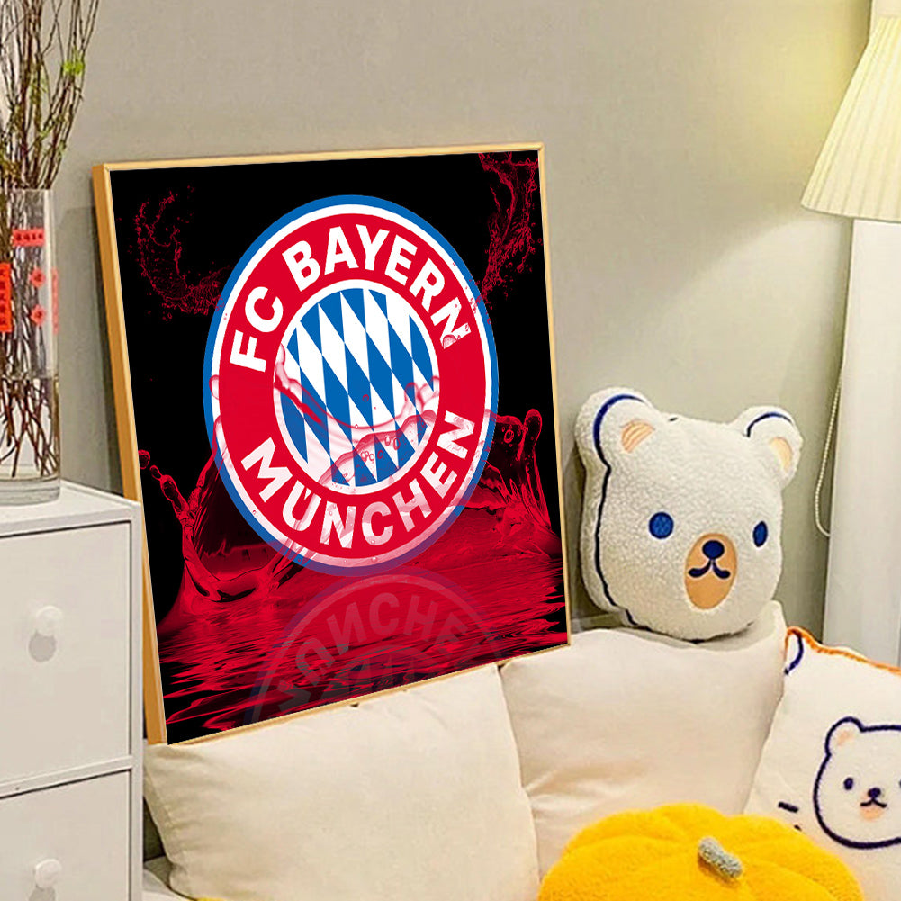 Bayern Munich Logo - Full Round Drill Diamond Painting 40*40CM