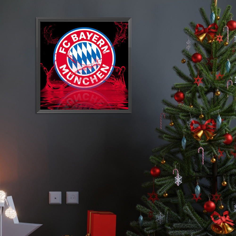 Bayern Munich Logo - Full Round Drill Diamond Painting 40*40CM