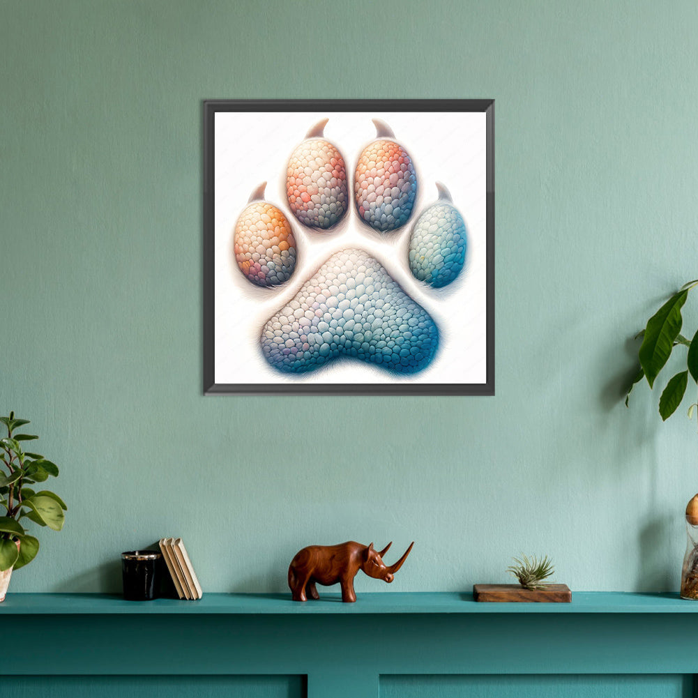 Colorful Paws - Full Round Drill Diamond Painting 30*30CM