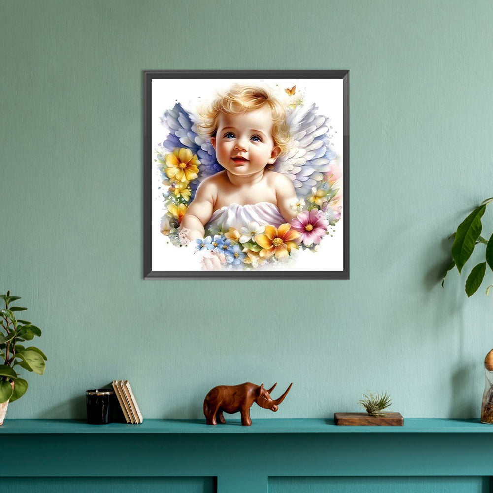 Little Angel - Full Round Drill Diamond Painting 30*30CM