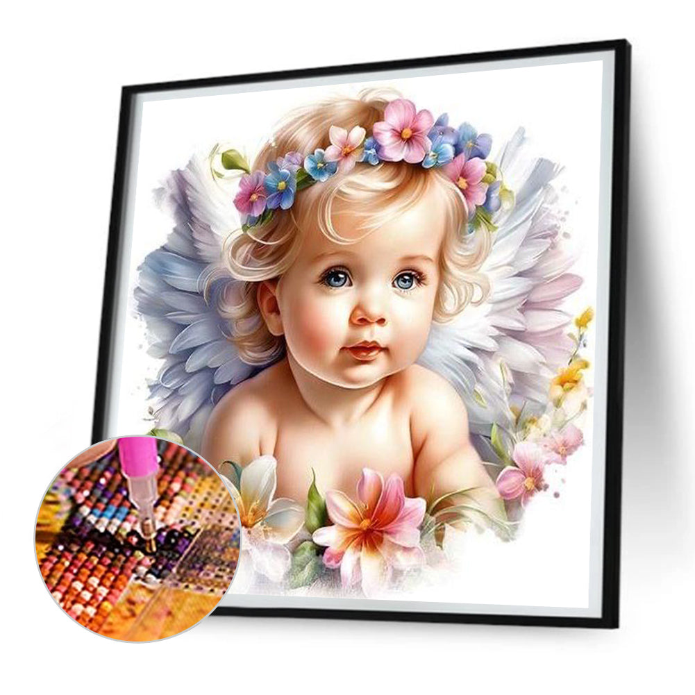 Little Angel - Full Round Drill Diamond Painting 30*30CM