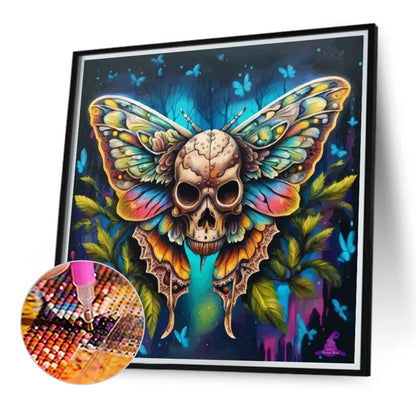 Forest Butterfly - Full Round Drill Diamond Painting 40*40CM