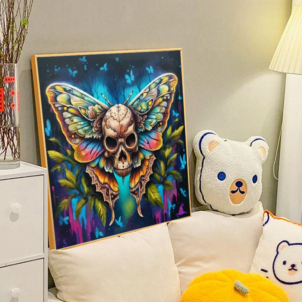 Forest Butterfly - Full Round Drill Diamond Painting 40*40CM