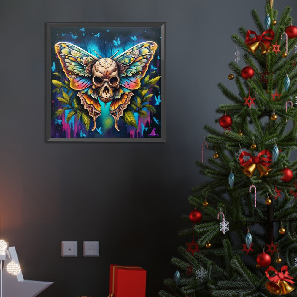 Forest Butterfly - Full Round Drill Diamond Painting 40*40CM