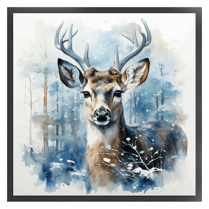 Deer - 11CT Stamped Cross Stitch 40*40CM