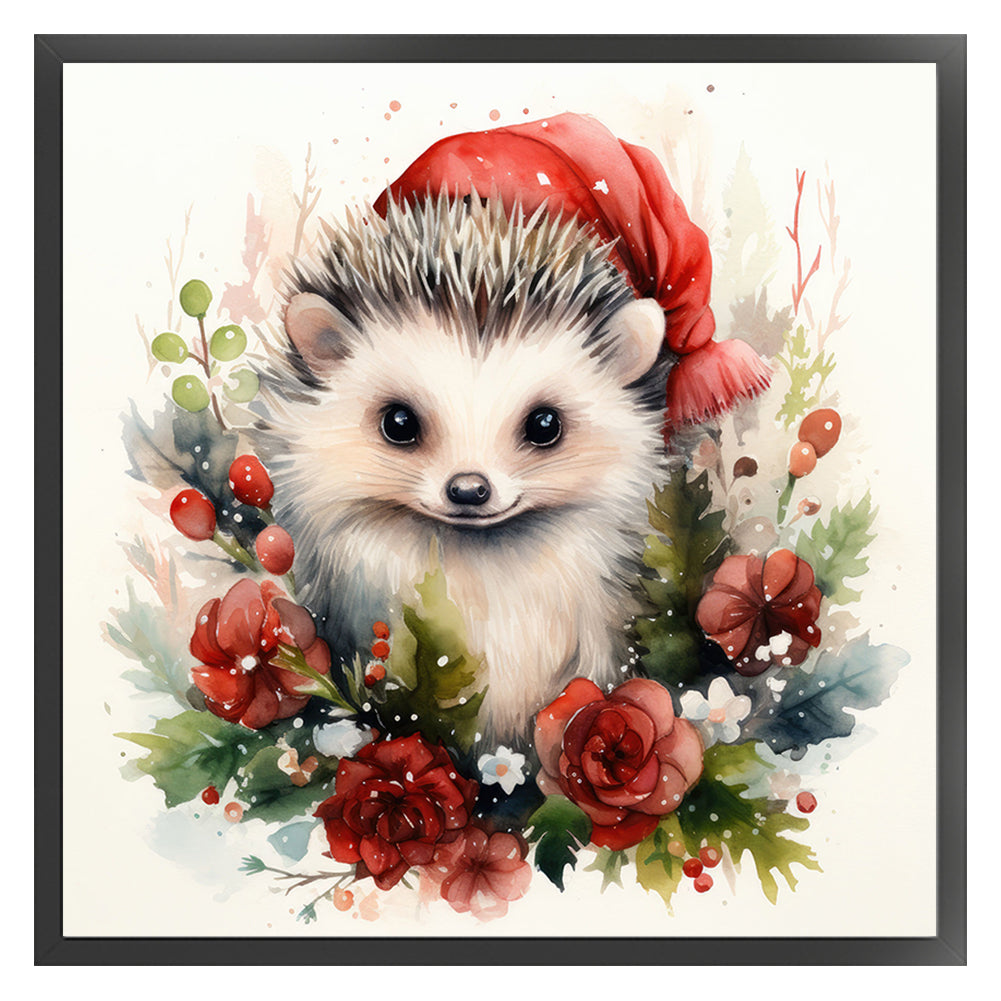 Hedgehog - 11CT Stamped Cross Stitch 40*40CM