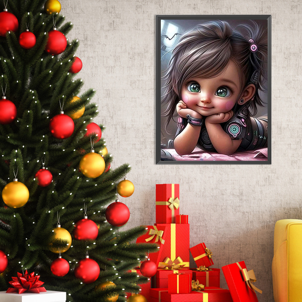 Little Girl - Full Square Drill Diamond Painting 30*40CM