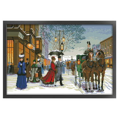 Exotic Twilight - 14CT Counted Cross Stitch 54*36CM(Joy Sunday)