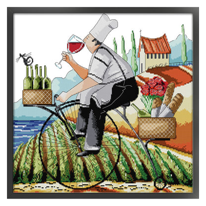 Savor Life(2) - 14CT Counted Cross Stitch 43*41CM(Joy Sunday)