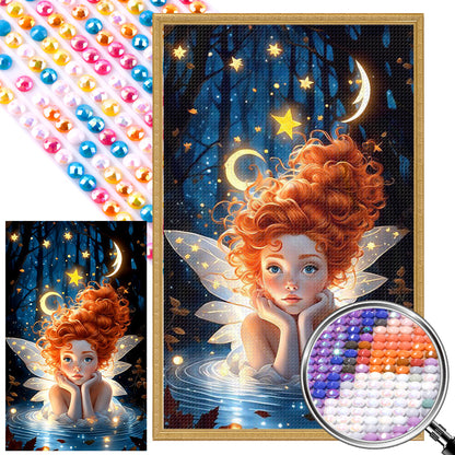 Forest Fairy - Full AB Round Drill Diamond Painting 40*65CM