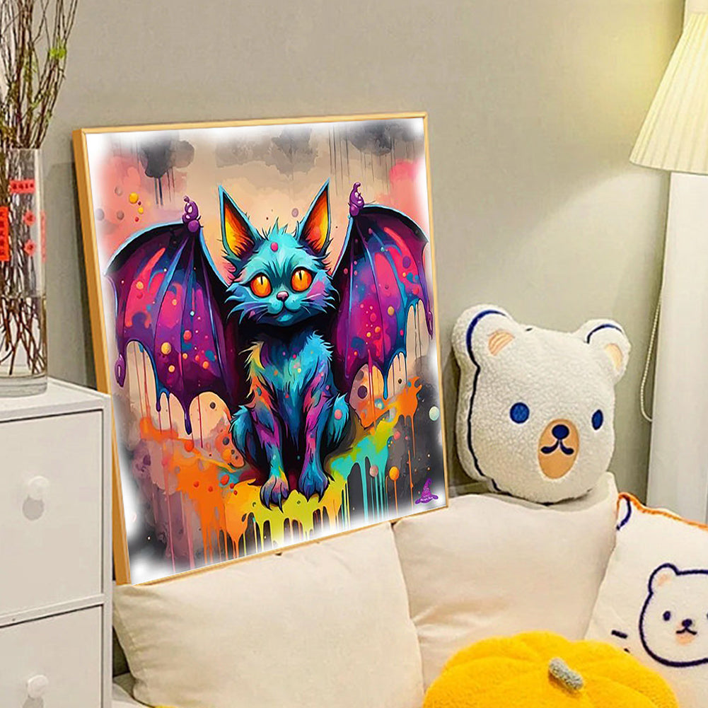 Forest Animals-Bats - Full Round Drill Diamond Painting 40*40CM