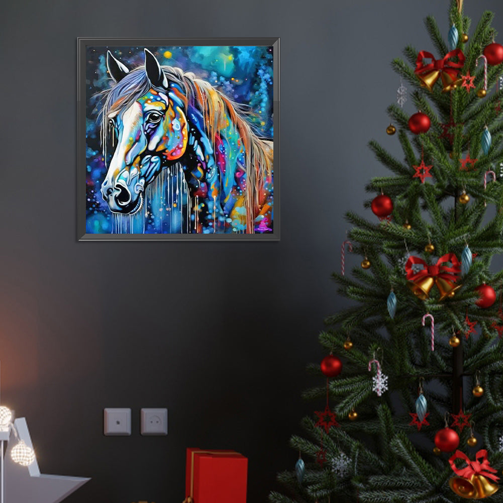 Horse - Full Round Drill Diamond Painting 40*40CM