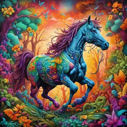 Horse - Full Round Drill Diamond Painting 40*40CM