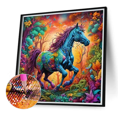 Horse - Full Round Drill Diamond Painting 40*40CM