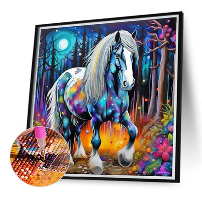 Horse - Full Round Drill Diamond Painting 40*40CM