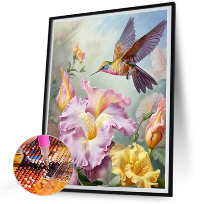 Hummingbird - Full Round Drill Diamond Painting 30*40CM