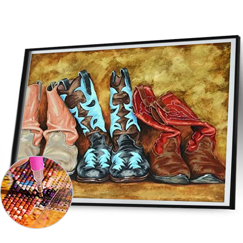 Boots - Full Square Drill Diamond Painting 50*40CM