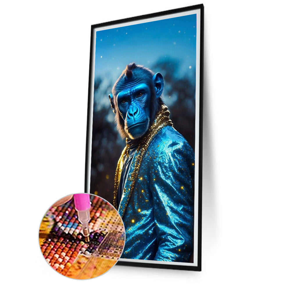 Suit Monkey - Full Square Drill Diamond Painting 40*80CM