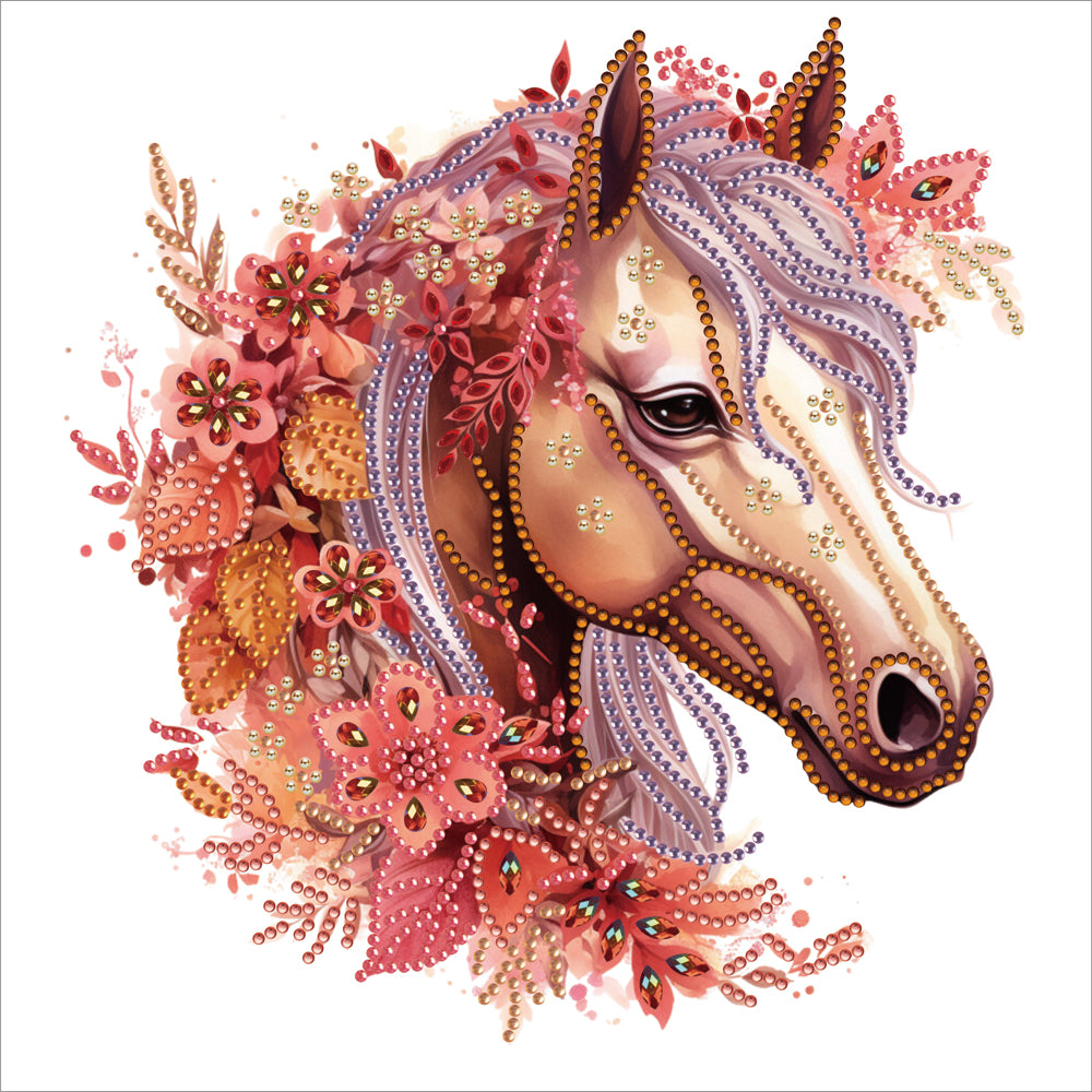 Long Hair Horse - Special Shaped Drill Diamond Painting 30*30CM