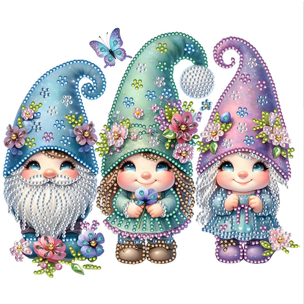 Garden Gnome - Special Shaped Drill Diamond Painting 30*30CM