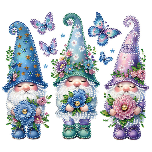 Garden Gnome - Special Shaped Drill Diamond Painting 30*30CM