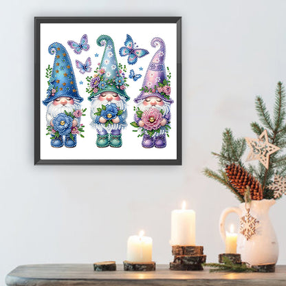 Garden Gnome - Special Shaped Drill Diamond Painting 30*30CM