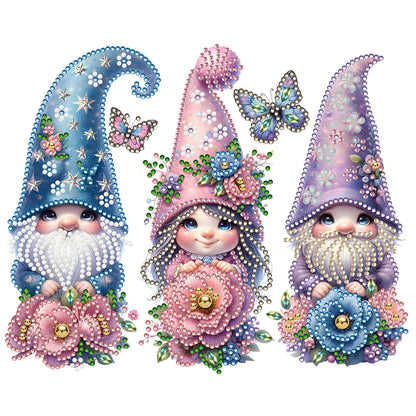 Garden Gnome - Special Shaped Drill Diamond Painting 30*30CM