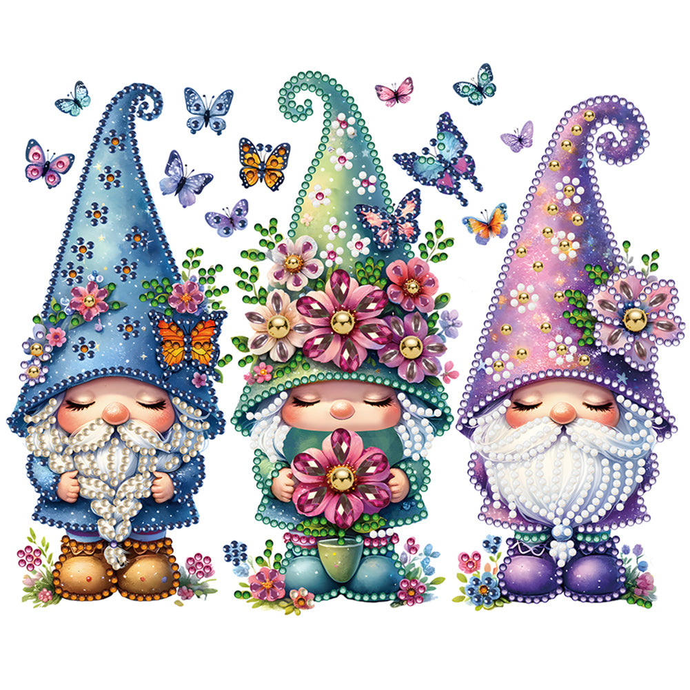 Garden Gnome - Special Shaped Drill Diamond Painting 30*30CM