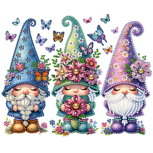 Garden Gnome - Special Shaped Drill Diamond Painting 30*30CM