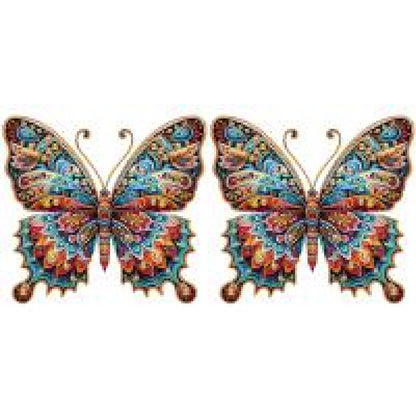 Gorgeous Butterfly - Special Shaped Drill Diamond Painting 30*30CM