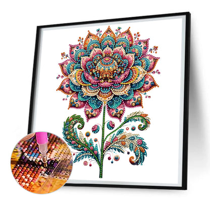 Gorgeous Flowers - Special Shaped Drill Diamond Painting 30*30CM