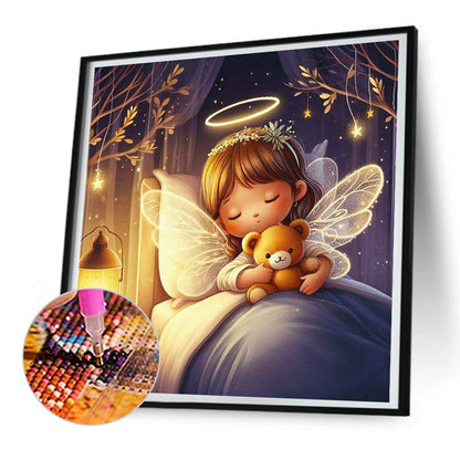 Sleeping Elf - Full Round Drill Diamond Painting 30*30CM