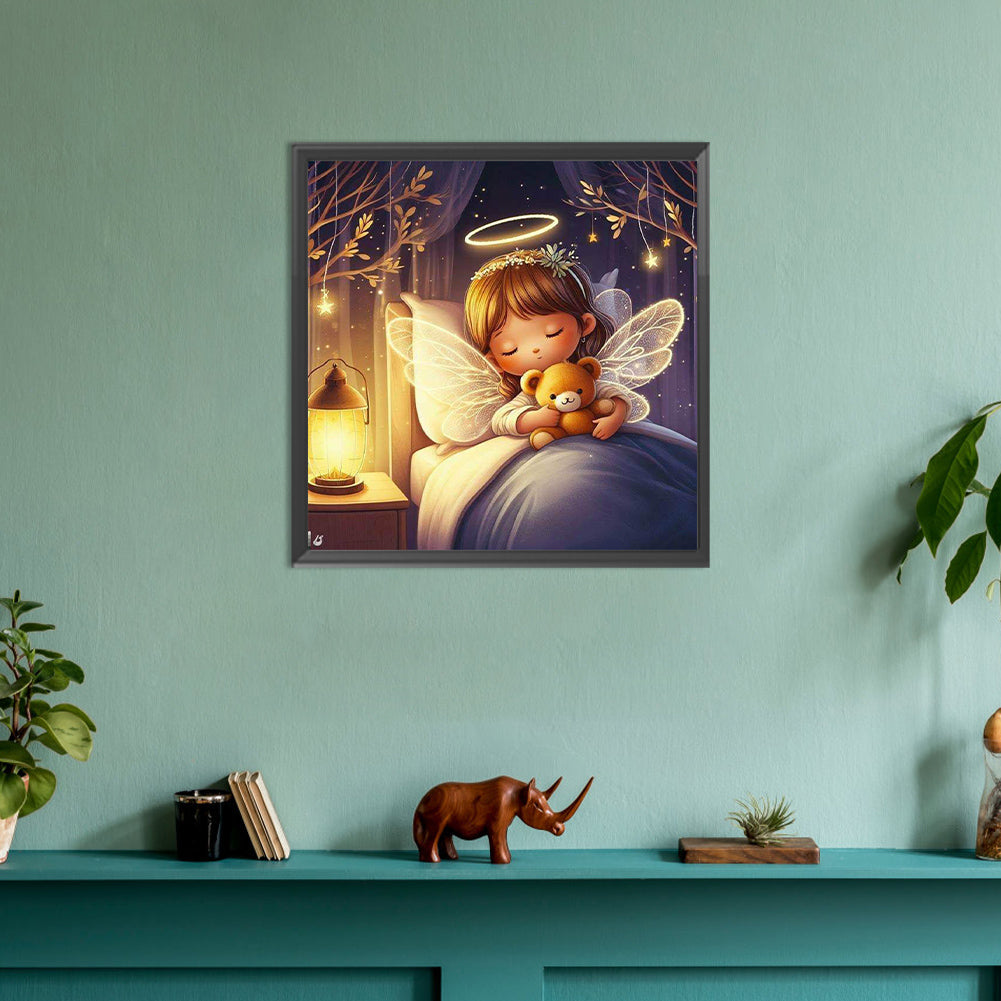 Sleeping Elf - Full Round Drill Diamond Painting 30*30CM