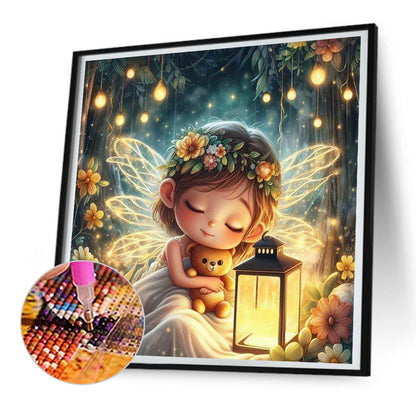 Sleeping Elf - Full Round Drill Diamond Painting 30*30CM