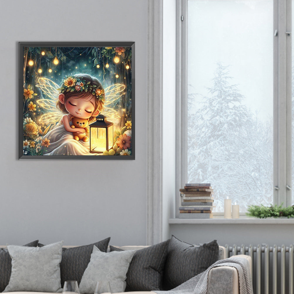 Sleeping Elf - Full Round Drill Diamond Painting 30*30CM