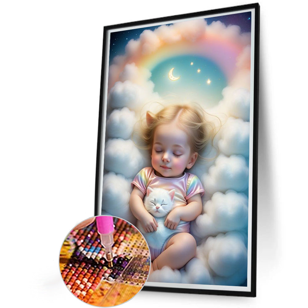 Angel Baby - Full Round Drill Diamond Painting 40*60CM