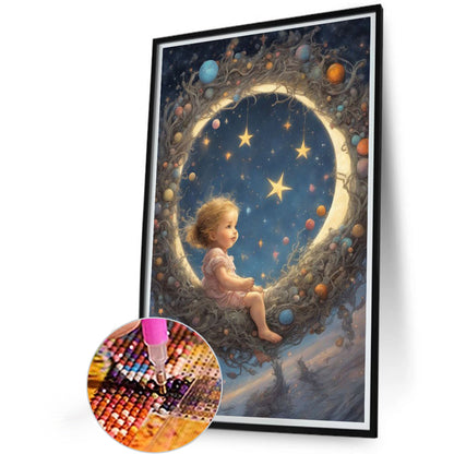 Angel Baby - Full Round Drill Diamond Painting 40*60CM