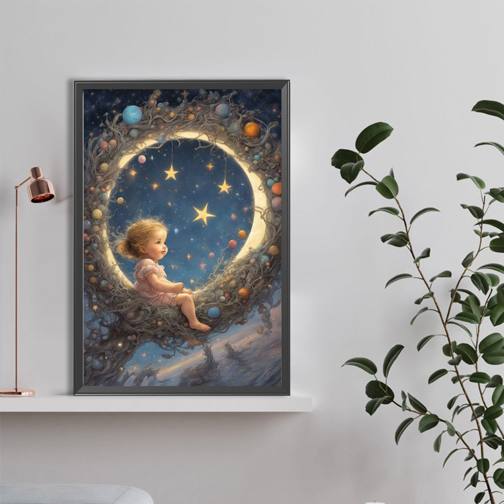 Angel Baby - Full Round Drill Diamond Painting 40*60CM