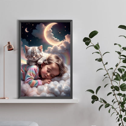 Angel Baby - Full Round Drill Diamond Painting 40*60CM