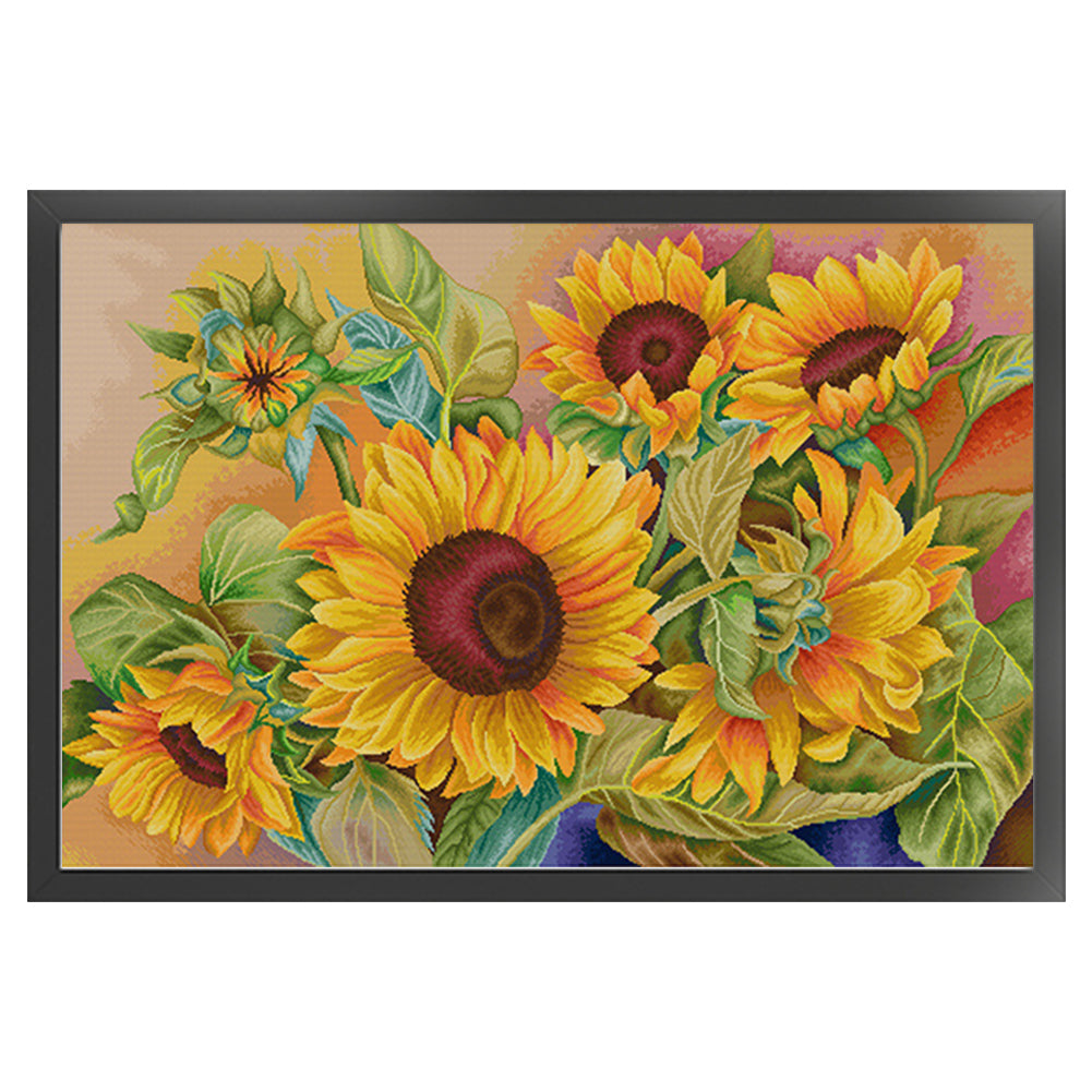 Sunshine Appointment - 11CT Stamped Cross Stitch 130*90CM(Spring)