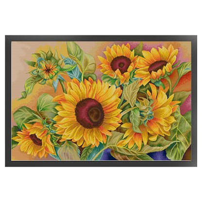 Sunshine Appointment - 11CT Stamped Cross Stitch 130*90CM(Spring)