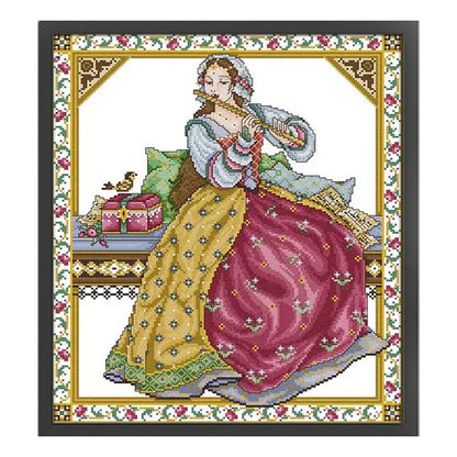 Solo - 14CT Stamped Cross Stitch 38*44CM(Joy Sunday)