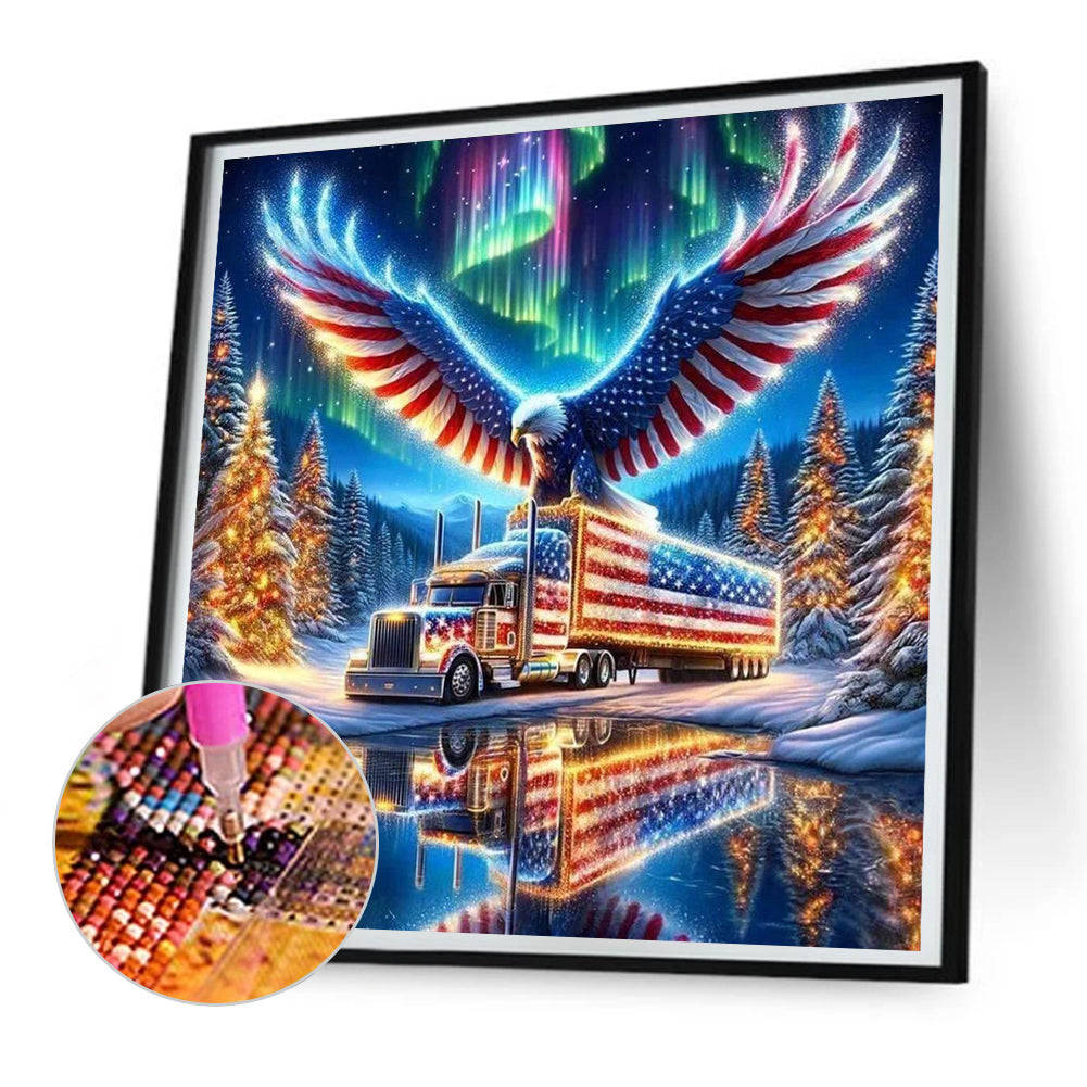 American Eagle - Full Round Drill Diamond Painting 30*30CM