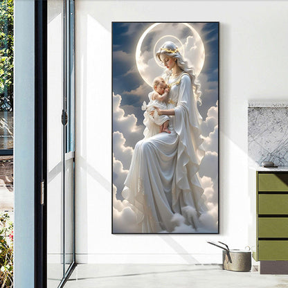 Our Lady Of Angels - Full Round Drill Diamond Painting 40*70CM