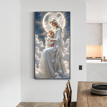 Our Lady Of Angels - Full Round Drill Diamond Painting 40*70CM